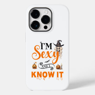 Funny Halloween I'm sexy and i know it Case-Mate iPhone 14 Pro Case