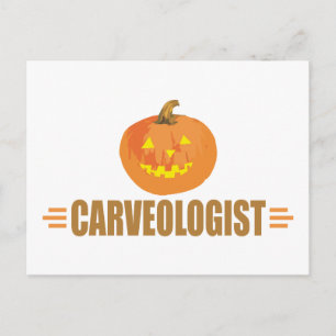Funny Halloween Jack-O-Lantern Lover Postcard