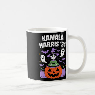 Funny Halloween Kamala Harris Pumpkin 2024  Coffee Mug