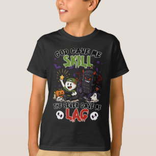 Funny Halloween Kids T-Shirt Spooky Gaming TShirt