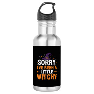 Funny Halloween Little Witchy Quote Design 532 Ml Water Bottle