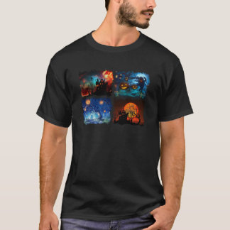 Funny Halloween Lovers Horror Scary T-Shirt