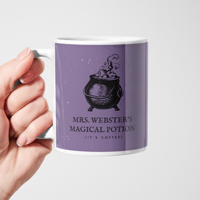 Funny Halloween magical potion purple Coffee Mug (Creator Uploaded)