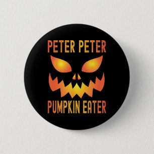 Funny Halloween Matching Costume Peter Pumpkin Eat 6 Cm Round Badge