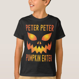Funny Halloween Matching Costume Peter Pumpkin Eat T-Shirt