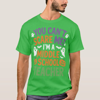 Funny Halloween Middle Schooleacher retro T-Shirt