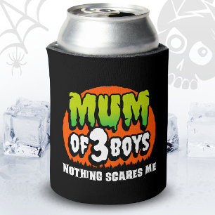 Funny Halloween Nothing Scares Me Mum of 3 Boys Can Cooler