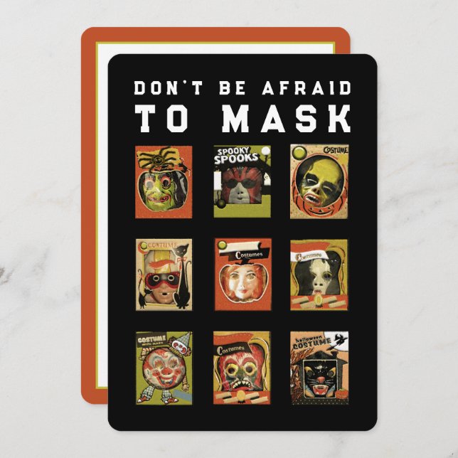 Funny Halloween Party Invitation (Front/Back)