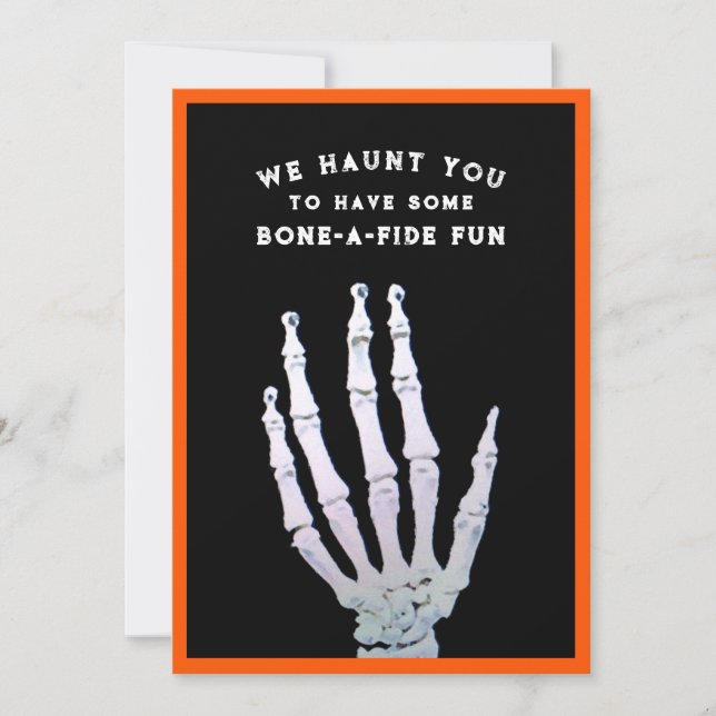 Funny Halloween Party Invitation (Front)