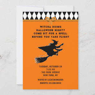 Funny Halloween Party Invitation