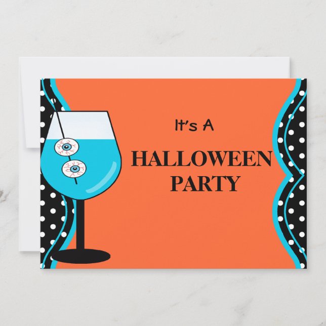 Funny Halloween Party Invitation (Front)