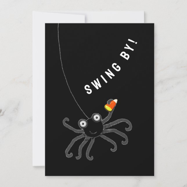 Funny Halloween Party Invitations (Front)
