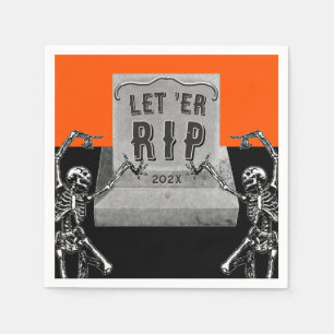 Funny Halloween Party Napkin