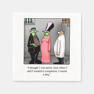Funny Halloween Party Napkins