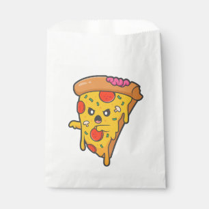 funny halloween pizza monster zombie favour bag