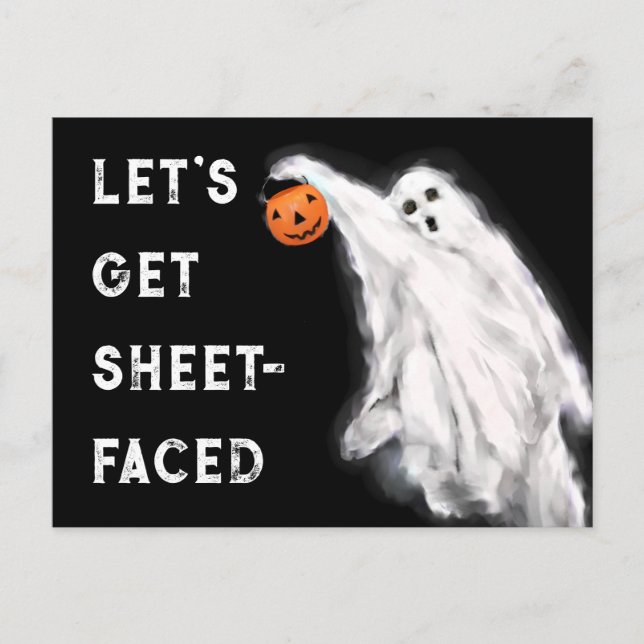 Funny Halloween Postcard (Front)