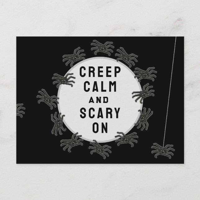 Funny Halloween Postcard (Front)