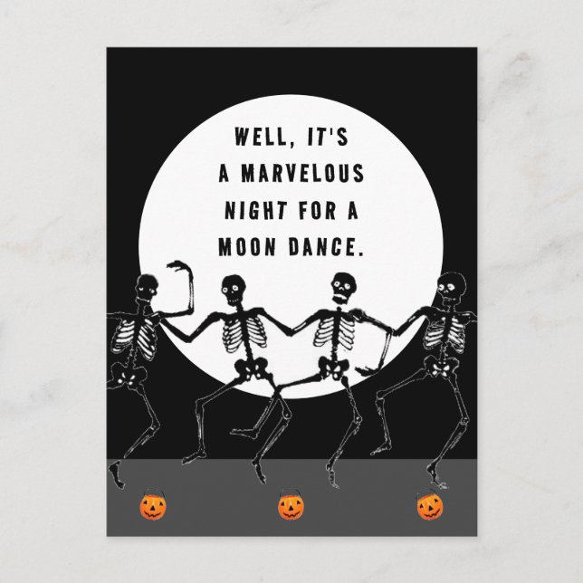Funny Halloween Postcard (Front)