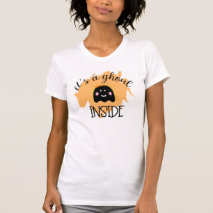 Funny Halloween Pregnancy Announcement For Girl T-Shirt