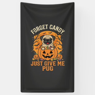 Funny Halloween Pug Candy Design_1 Banner