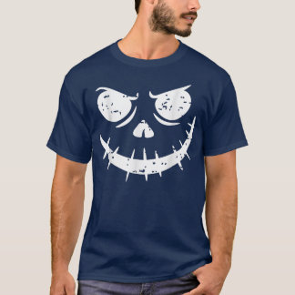 Funny Halloween Pumpkin Jack O Lantern Face Trick T-Shirt