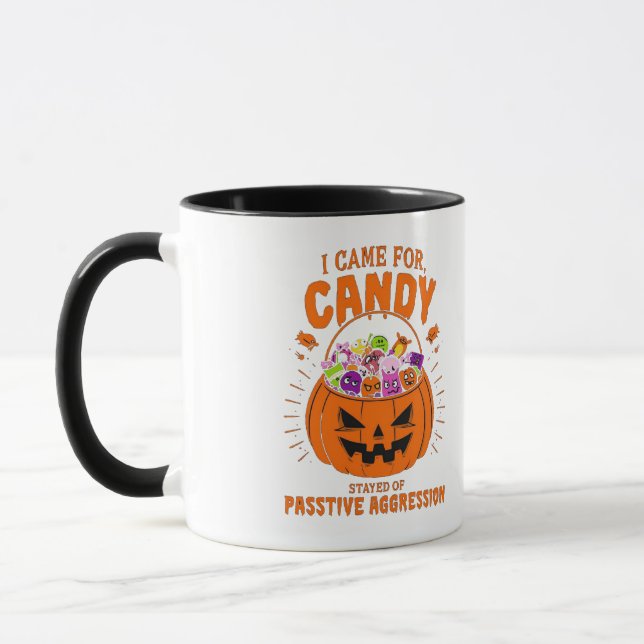 Funny Halloween Pumpkin Mug (Left)