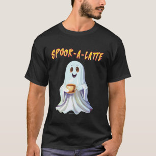Funny Halloween Pumpkin Spice Ghost Latte Coffee S T-Shirt