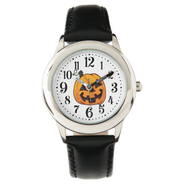 Funny Halloween Pumpkin Watch (Front)
