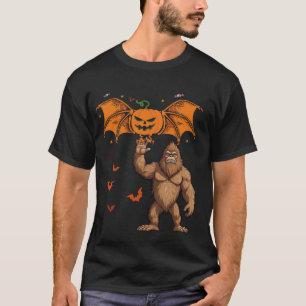 Funny Halloween Sasquatch Bigfoot Halloween T-Shirt