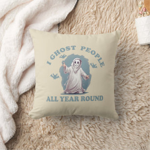 funny halloween saying cushion