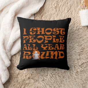 funny halloween saying cushion