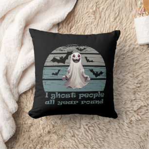 funny halloween saying cushion