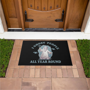 funny halloween saying doormat