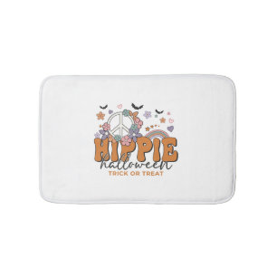Funny Halloween saying Hippie Halloween Bath Mat