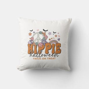 Funny Halloween saying Hippie Halloween Cushion