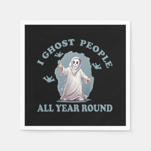 funny halloween saying napkin