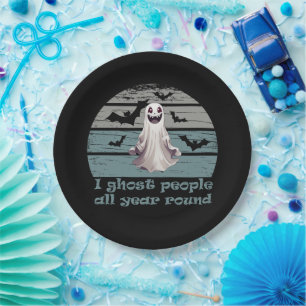 funny halloween saying paper plate