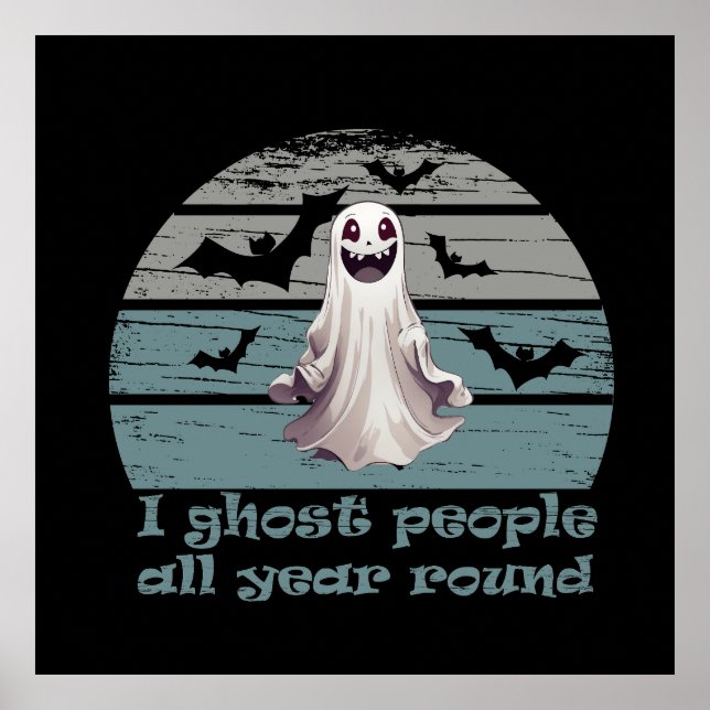 funny halloween saying poster (Front)