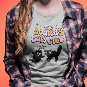 Funny Halloween Scaredy Cats T-Shirt