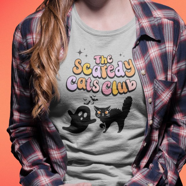 Funny Halloween Scaredy Cats T-Shirt (Creator Uploaded)