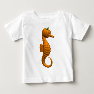 Funny Halloween Seahorse Baby T-Shirt