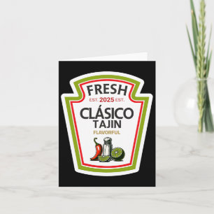 Funny Halloween Shirt 2025 Gift Clico Tajin Spicy Card