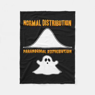 FUNNY HALLOWEEN SHIRT - Math Statistics Joke Gift Fleece Blanket