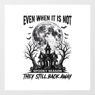 Funny Halloween Shirt Spooky Season Run Away Desig