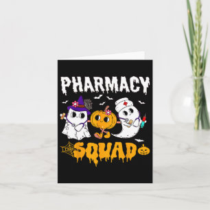 Funny Halloween Shirt Witch Pills Pharmacy Pharmac Card
