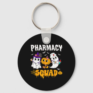 Funny Halloween Shirt Witch Pills Pharmacy Pharmac Key Ring