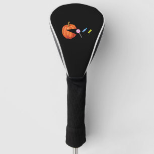 Funny Halloween Shirts For Women Kids Men Pumpkin Golf Head Cover