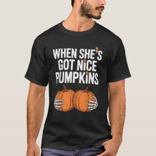 Funny Halloween Skeleton Hands Holding Pumpkins Wo T-Shirt
