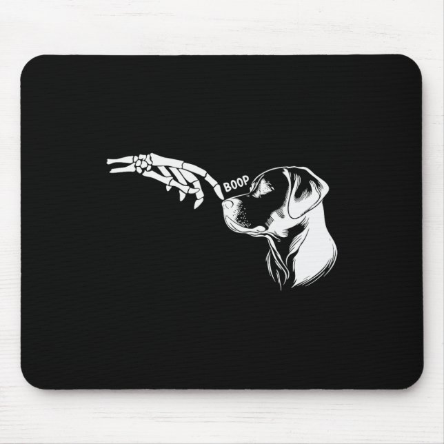 Funny Halloween Skeleton  Mouse Pad (Front)