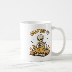 Funny Halloween Skeleton Reading Book 67 Memes _1  Coffee Mug